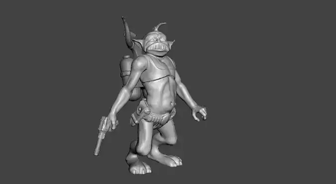 Atlantic ZEPHTON toy figure  3D print model