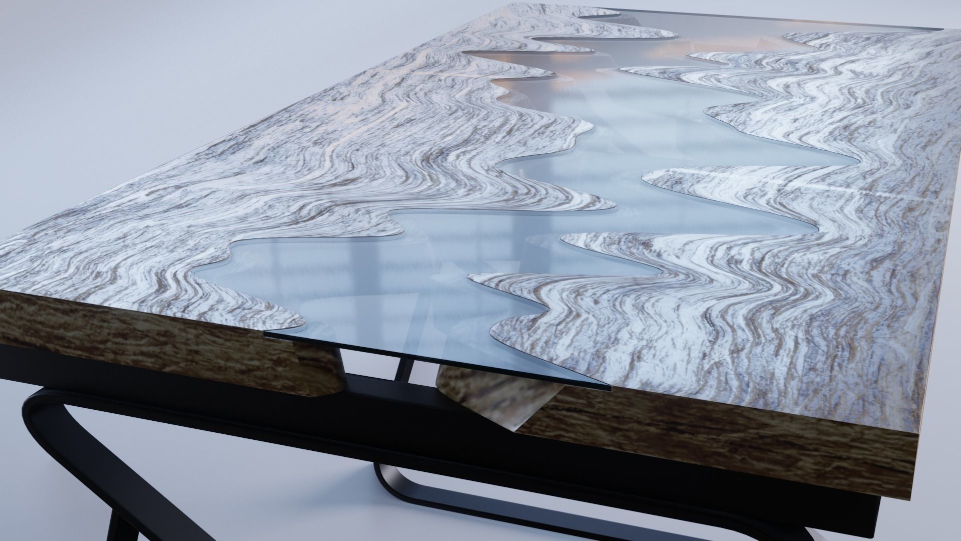 River Table 3D model_11