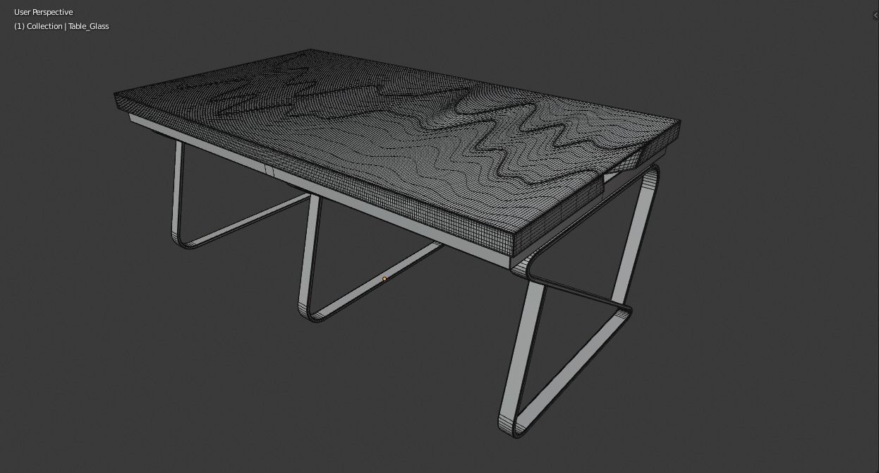 River Table 3D model_20