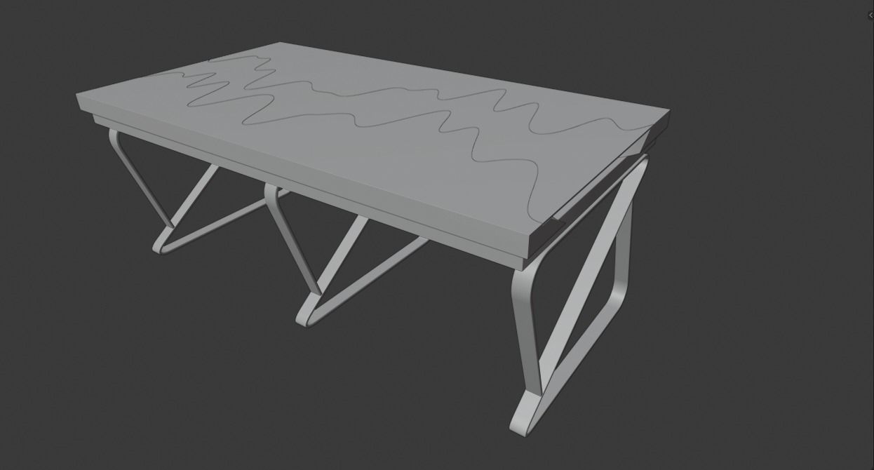 River Table 3D model_18