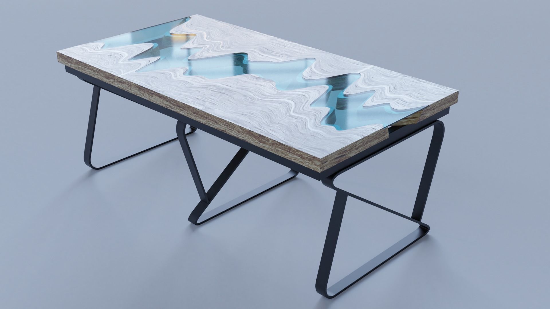 River Table 3D model_10
