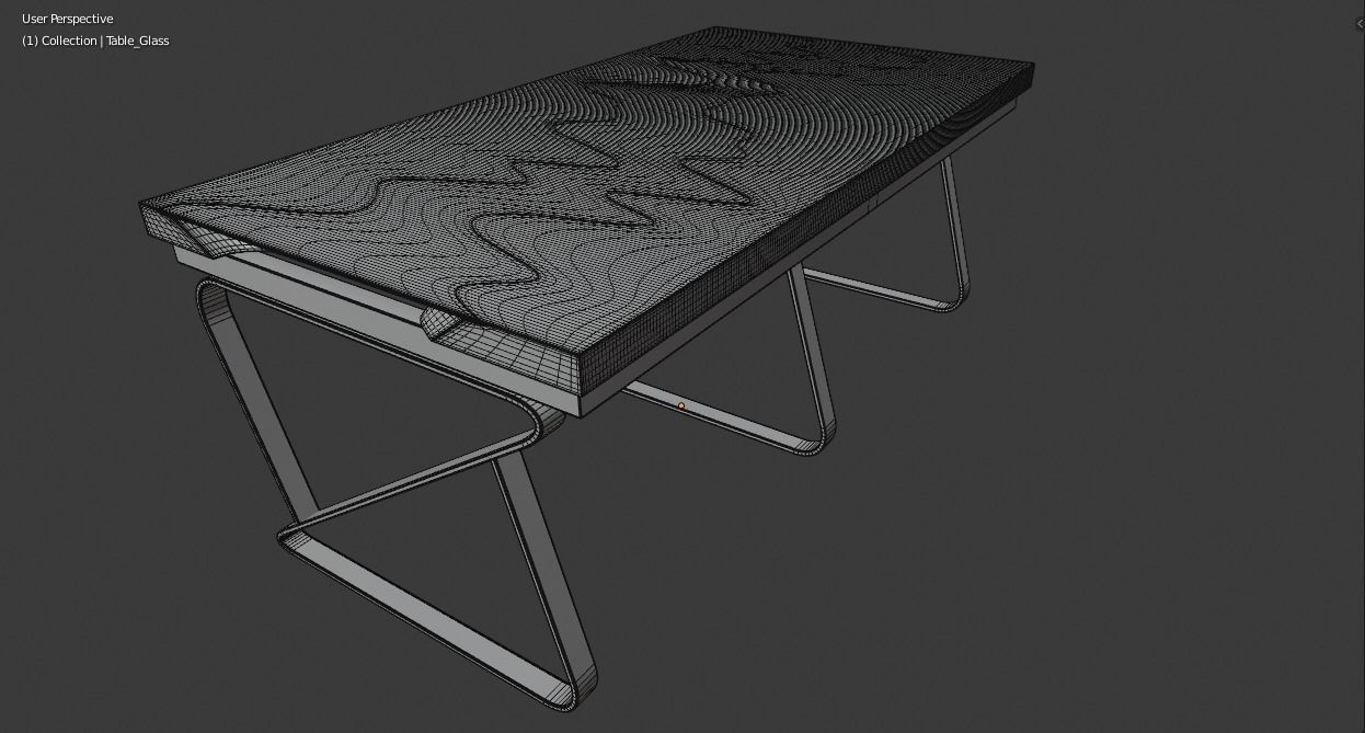 River Table 3D model_21