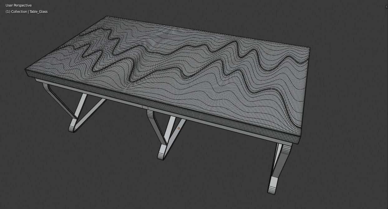River Table 3D model_22