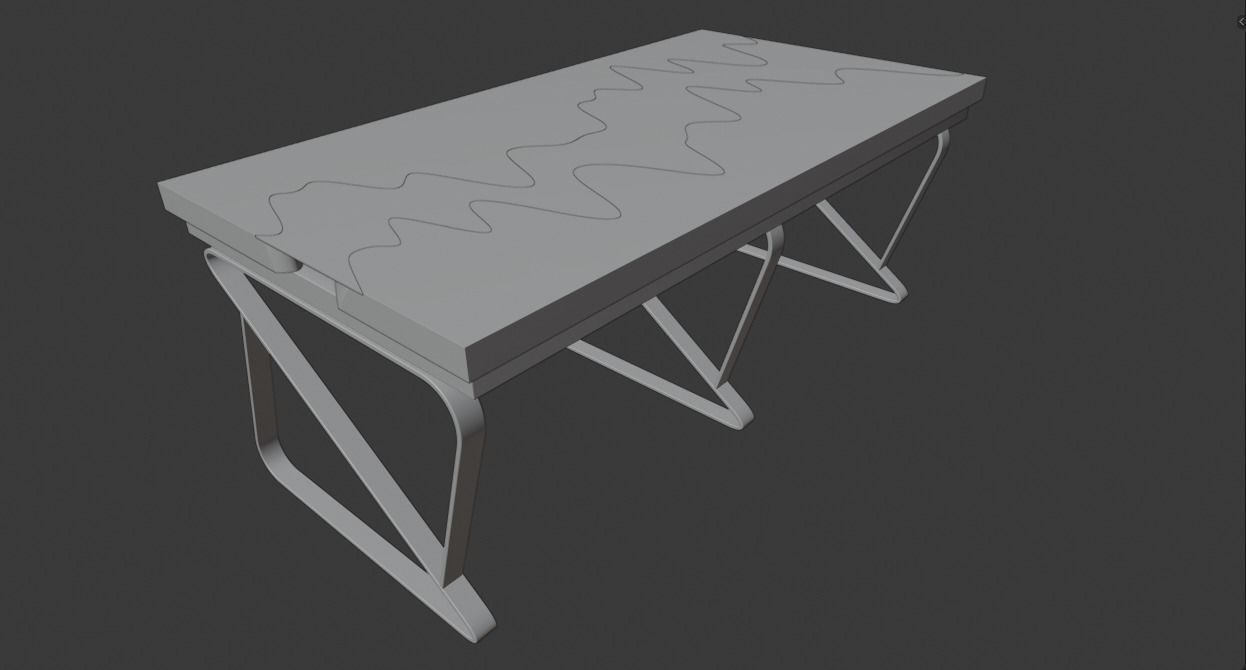 River Table 3D model_19