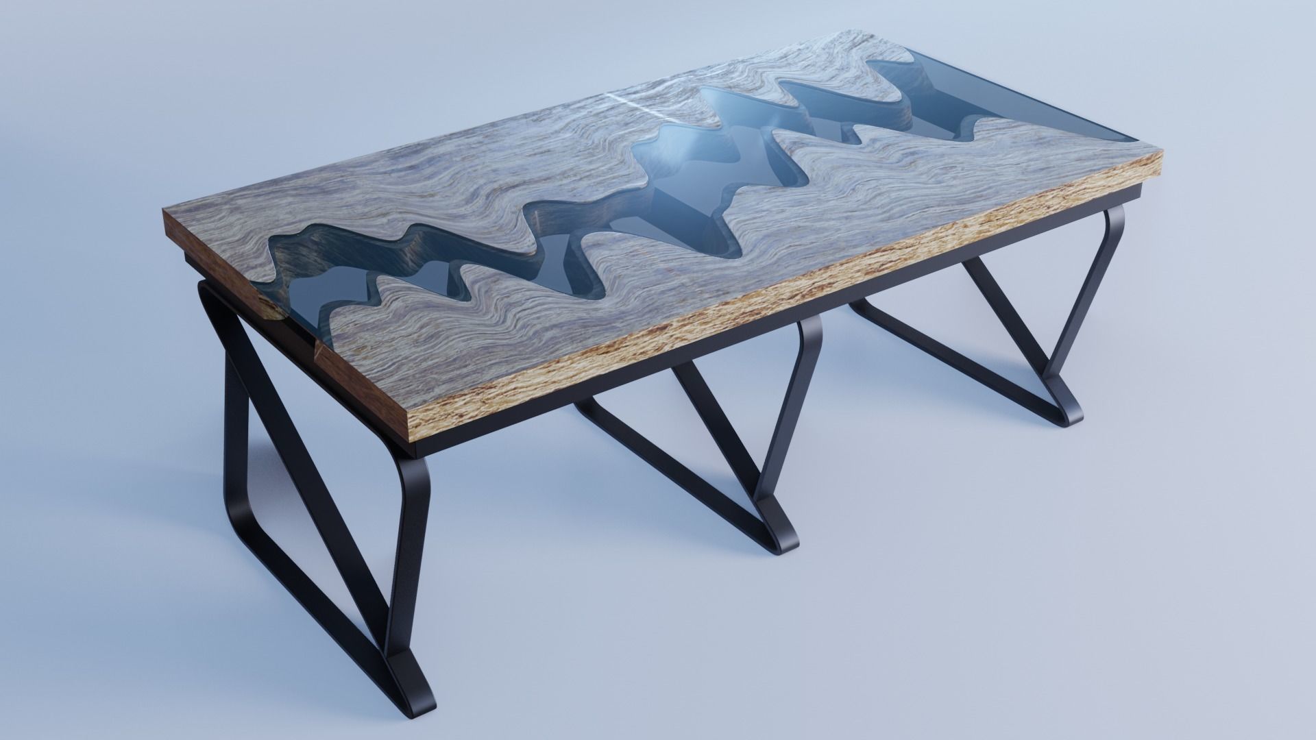River Table 3D model_1