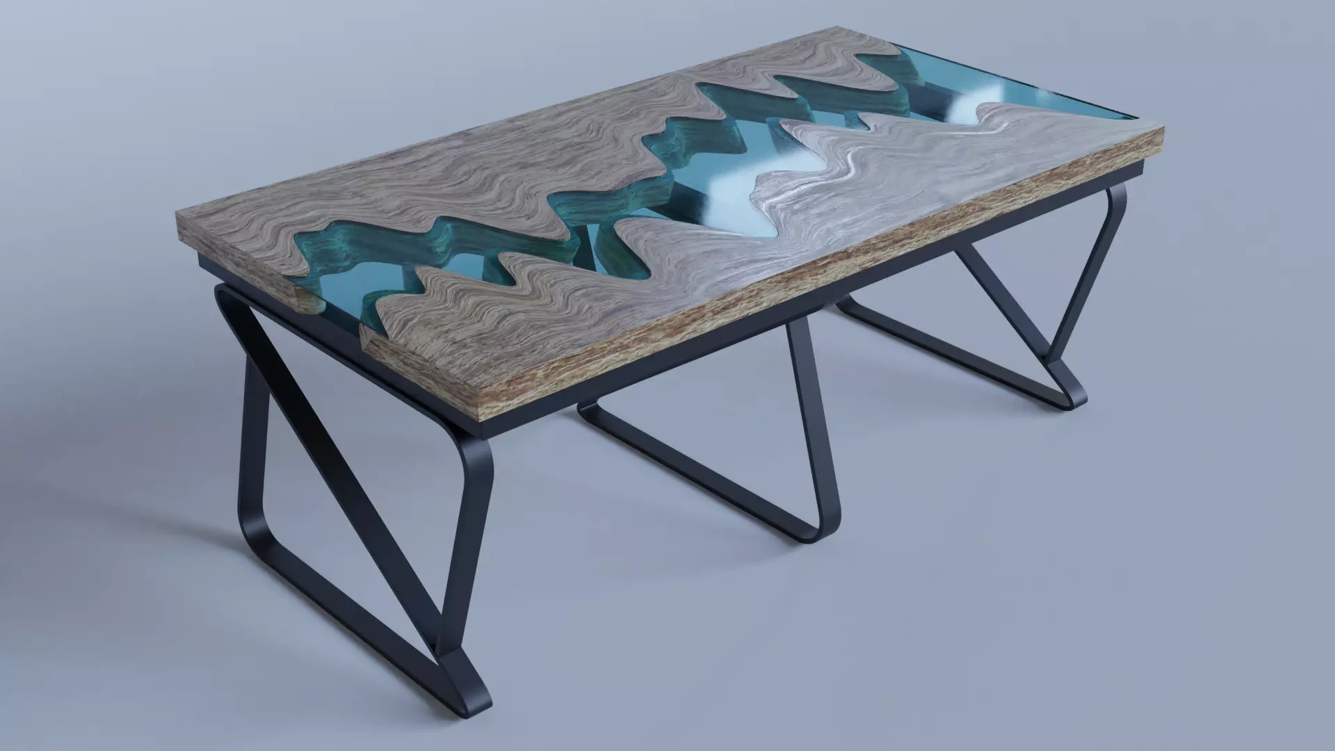 River Table 3D model_0