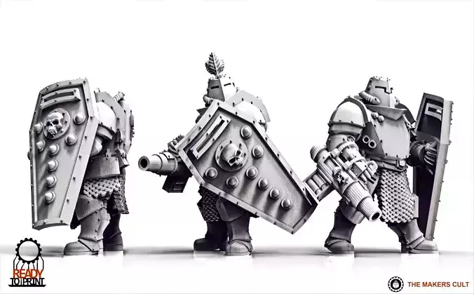 Feudal Guard Abhumans 3D print model
