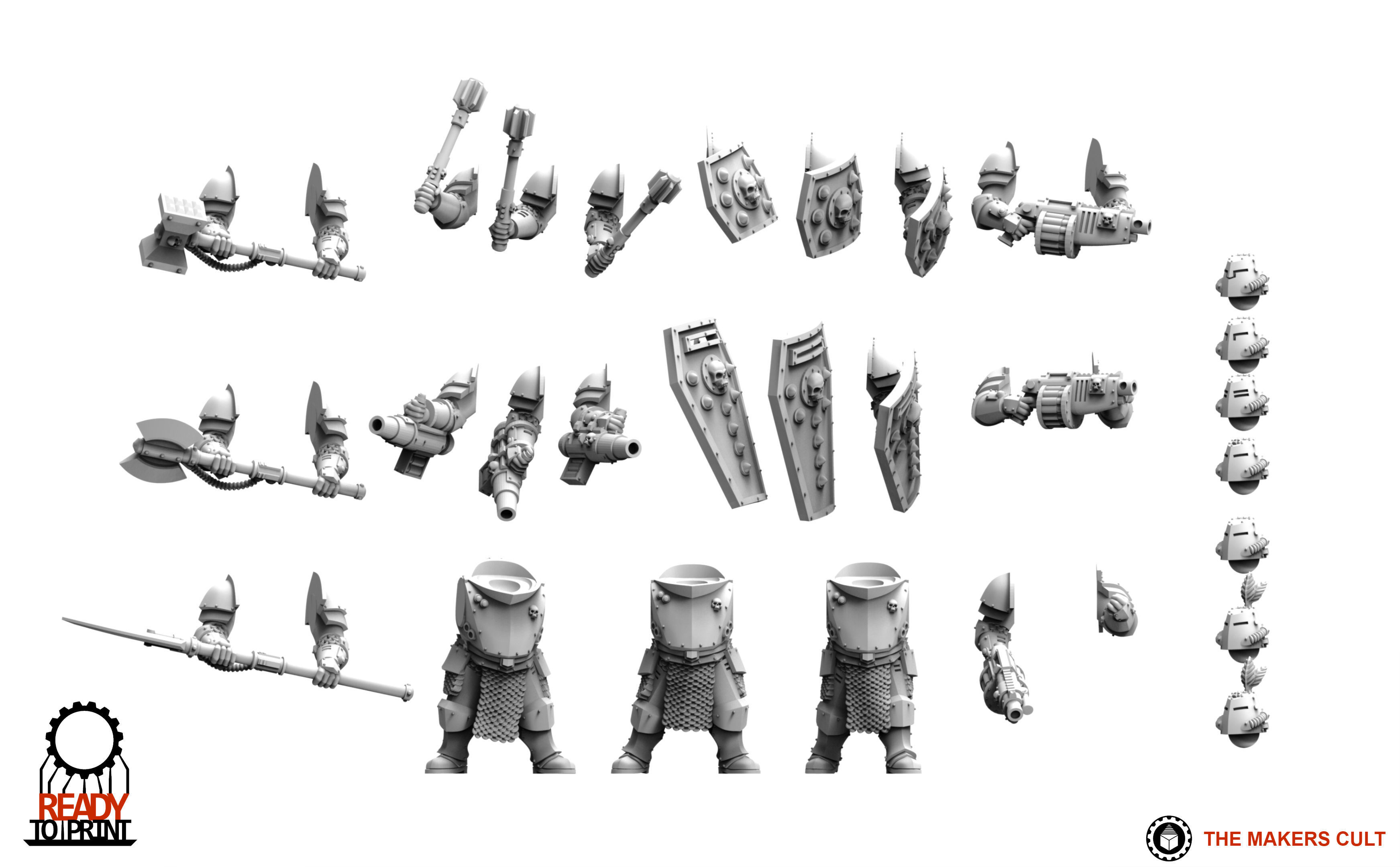 Feudal Guard Abhumans 3D print model_2