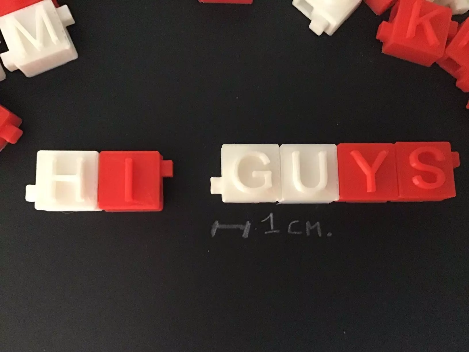CUBE 3D letter FREE STL file Free 3D print model