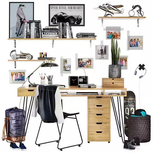 Teenager workspace set