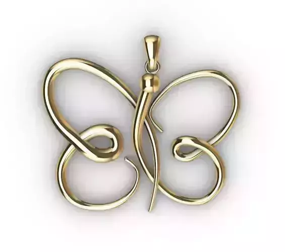 Butterfly pendant