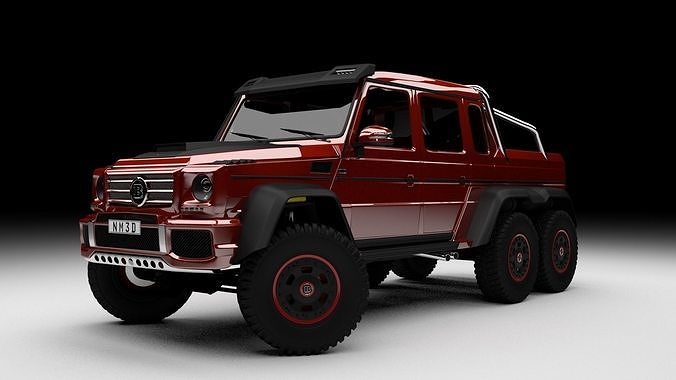 Brabus G63 6x6 2013 Free 3D model