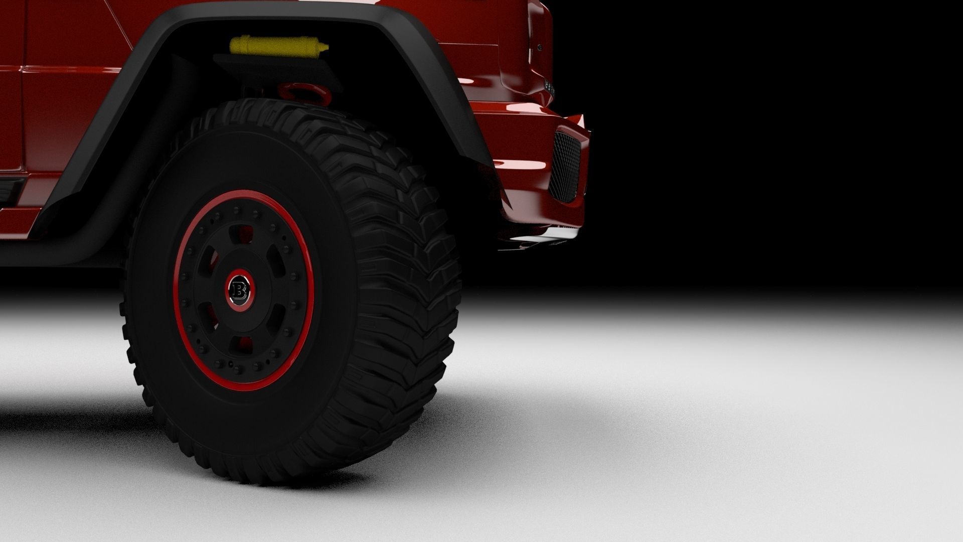 Brabus G63 6x6 2013 Free 3D model_3