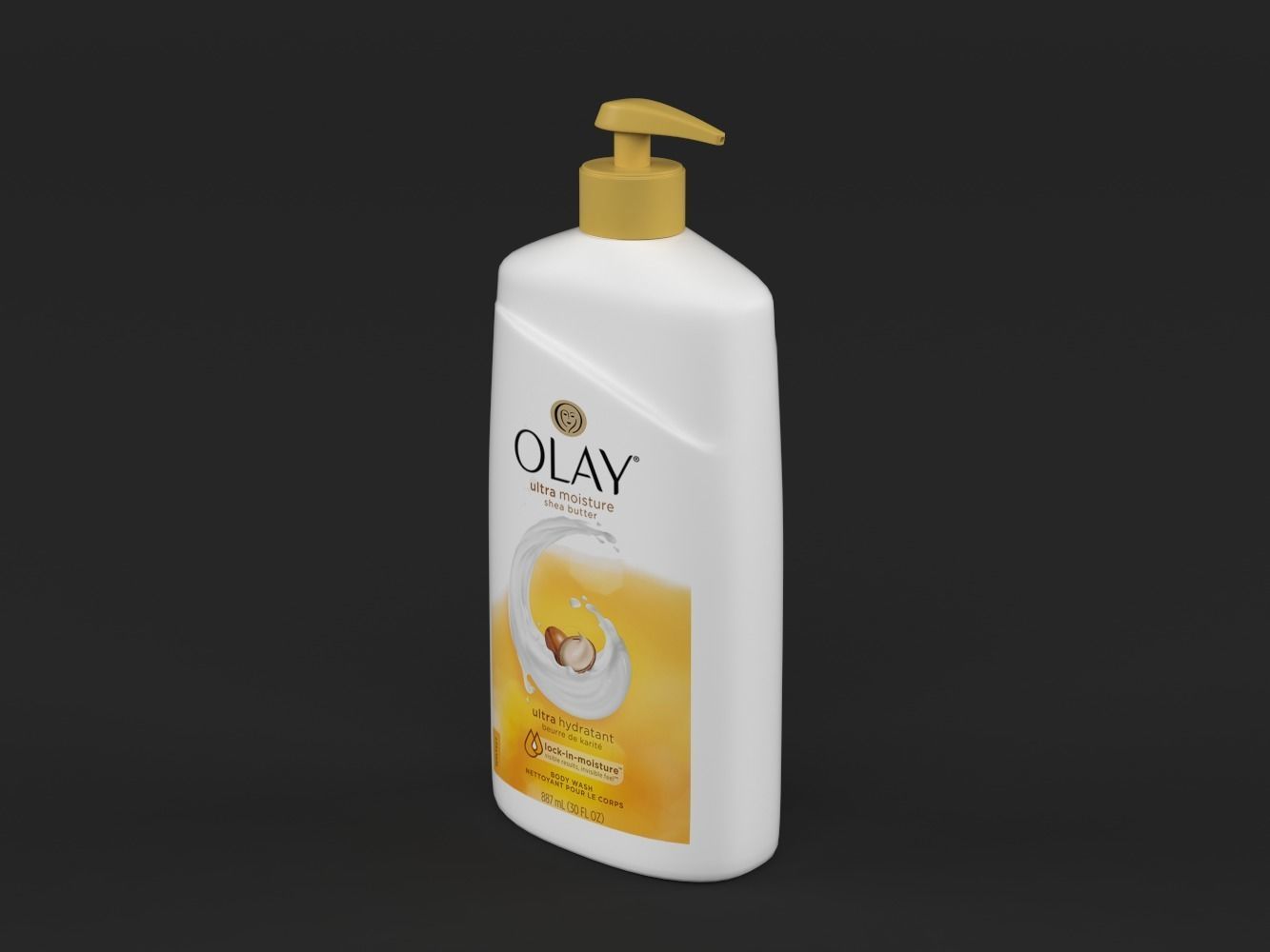 Olay Ultra Moisture Shea Butter Body Wash 3D model_8