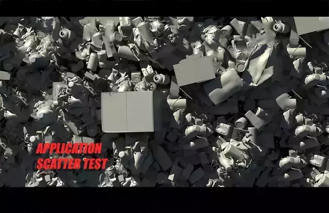 trash collection pile 