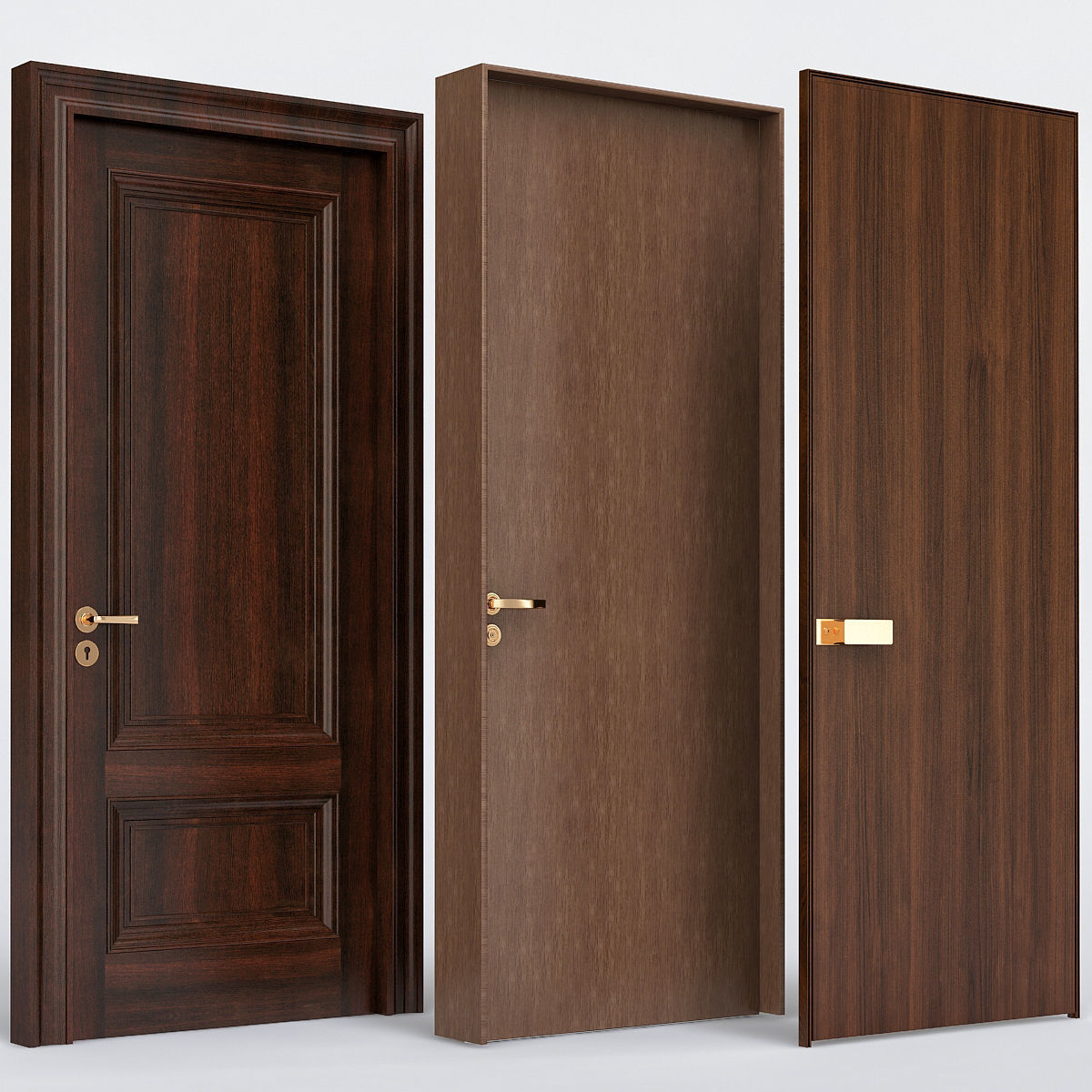 Door Collection 12 Pieces 3d model 3D model_12