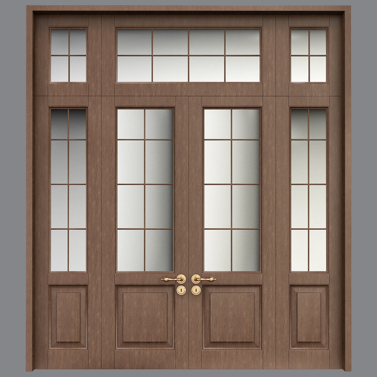 Door Collection 12 Pieces 3d model 3D model_1