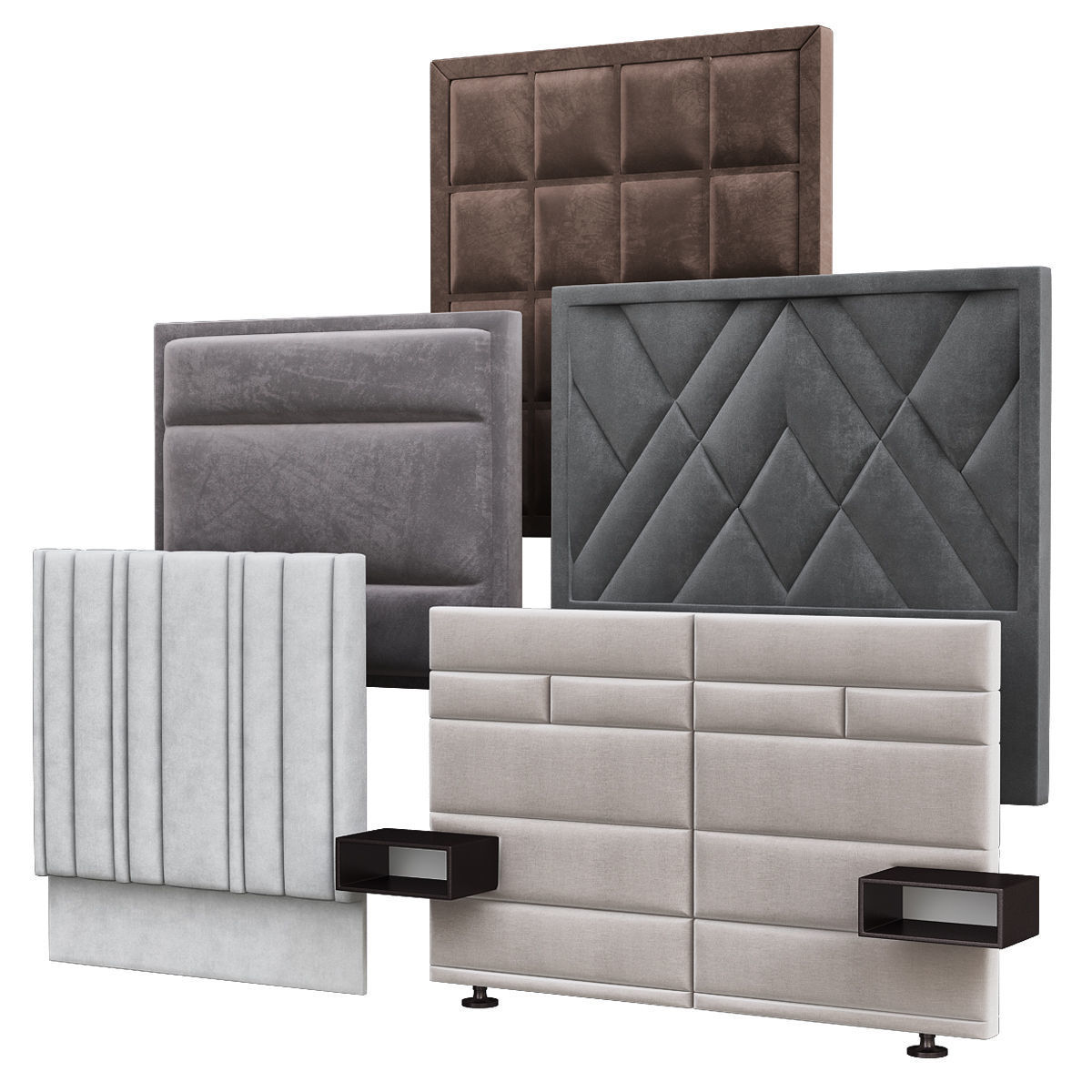HEADBOARD Collection 40 Pieces 3d model 3D model_25