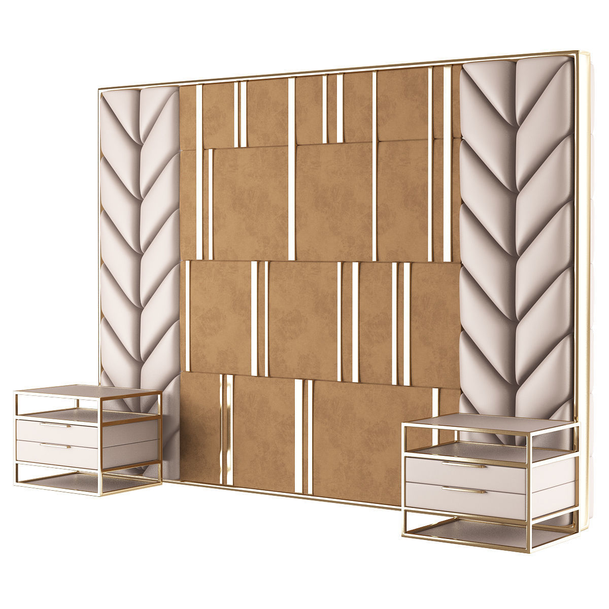 HEADBOARD Collection 40 Pieces 3d model 3D model_54