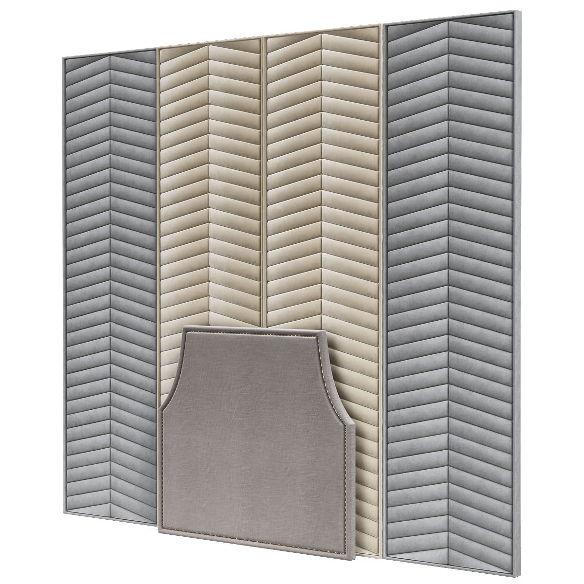 HEADBOARD Collection 40 Pieces 3d model 3D model_7