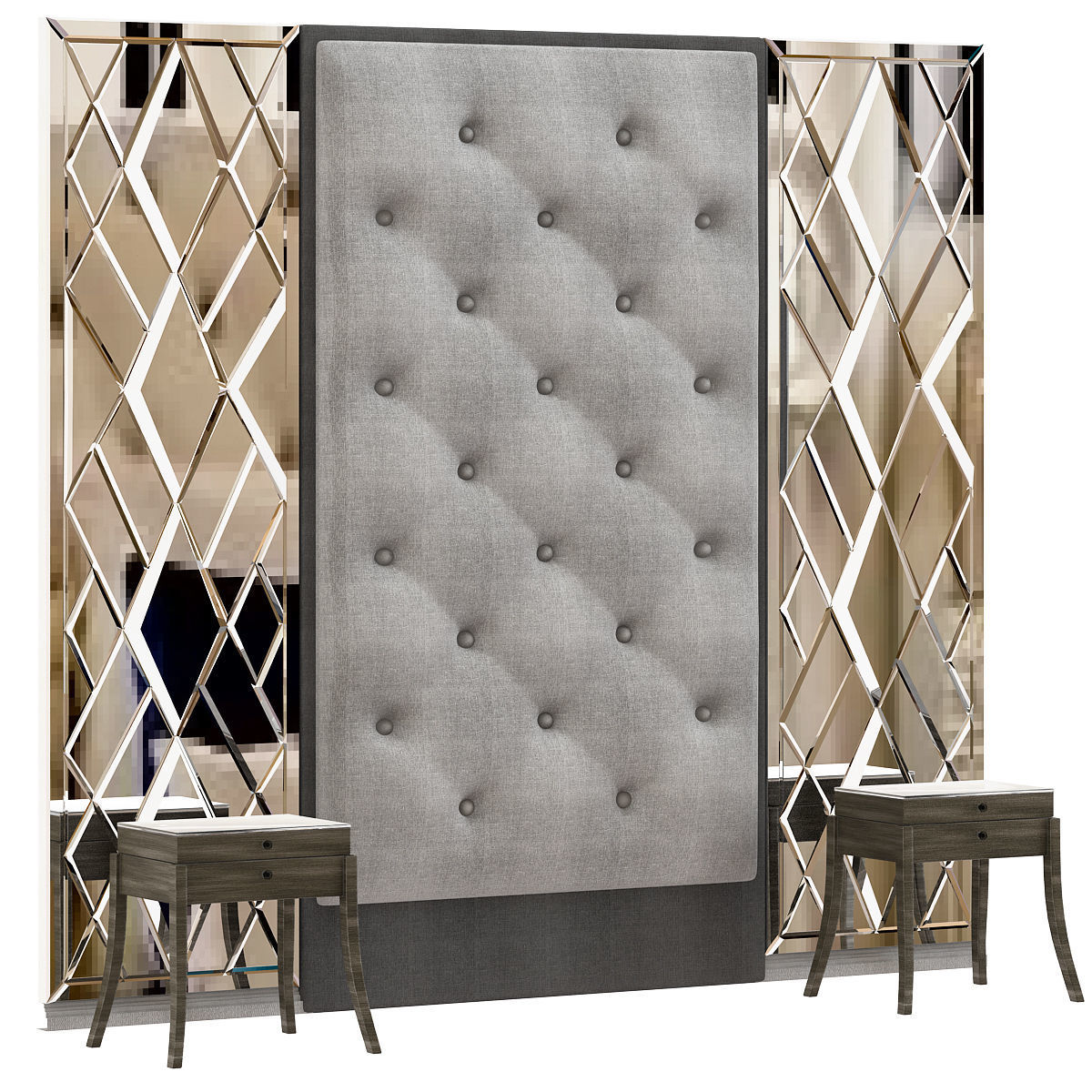 HEADBOARD Collection 40 Pieces 3d model 3D model_5