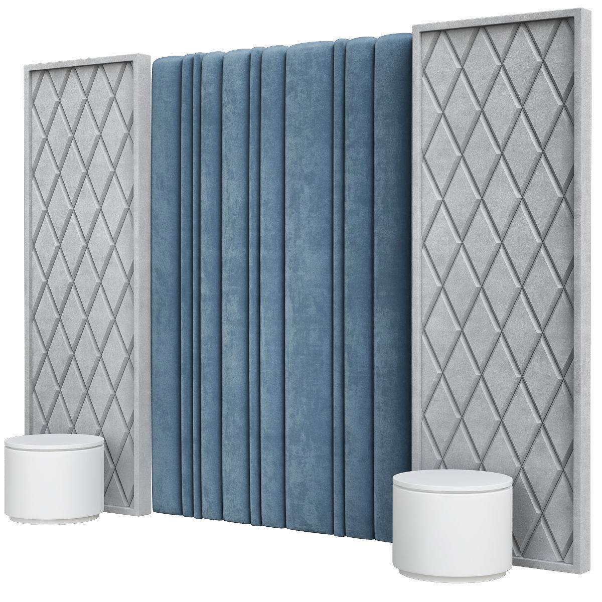 HEADBOARD Collection 40 Pieces 3d model 3D model_14