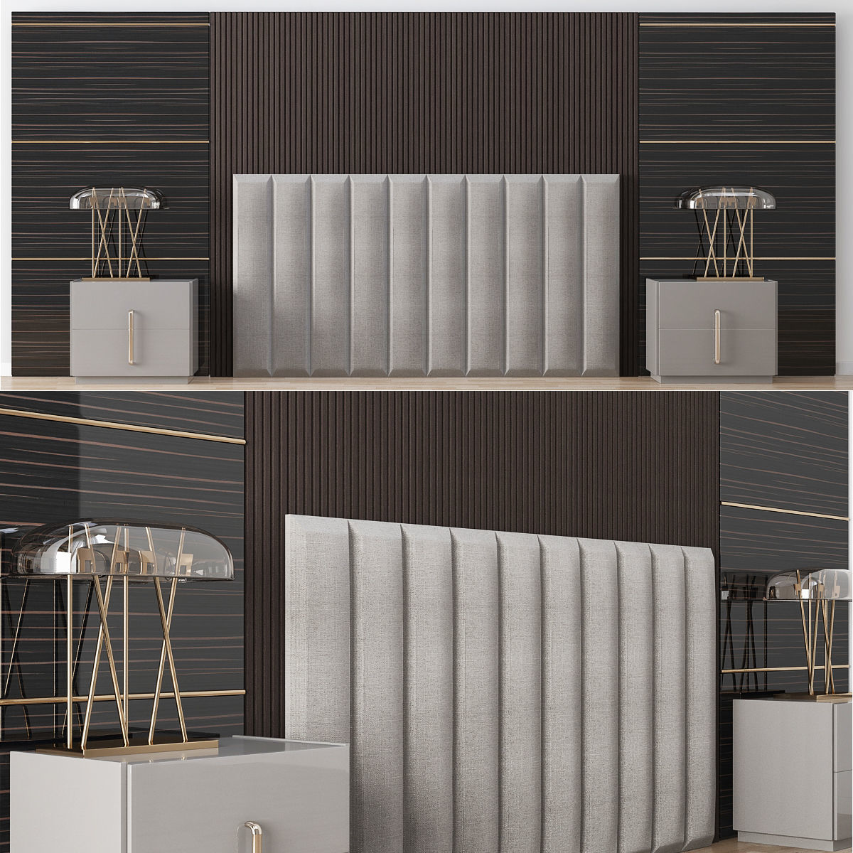 HEADBOARD Collection 40 Pieces 3d model 3D model_48