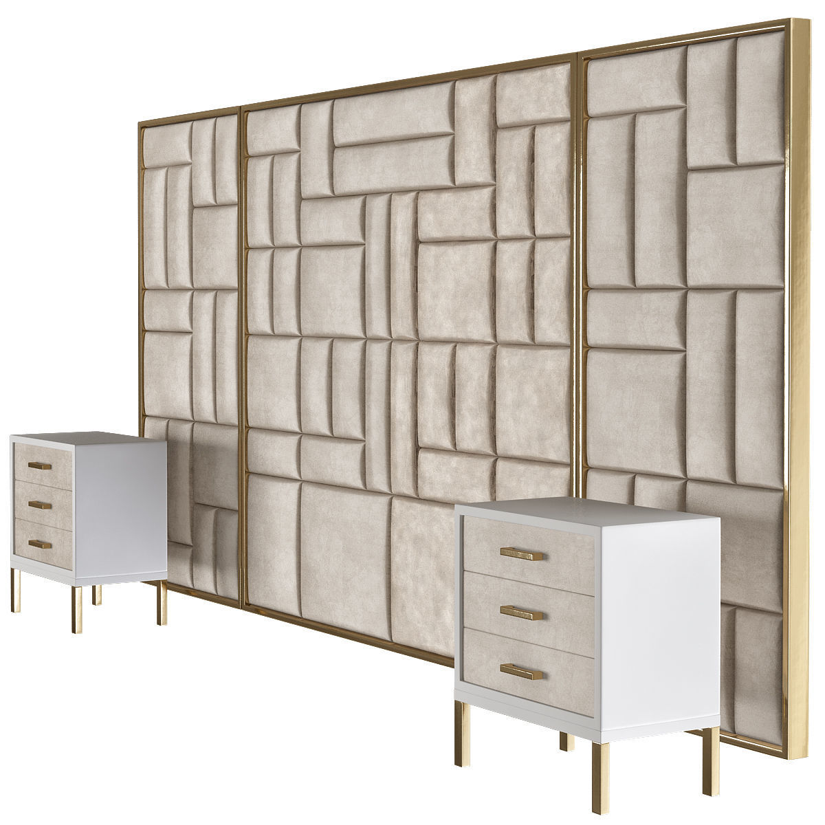 HEADBOARD Collection 40 Pieces 3d model 3D model_22