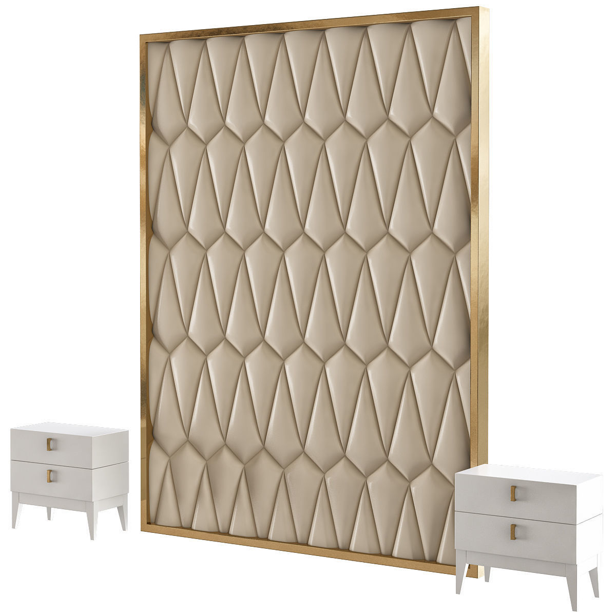 HEADBOARD Collection 40 Pieces 3d model 3D model_30