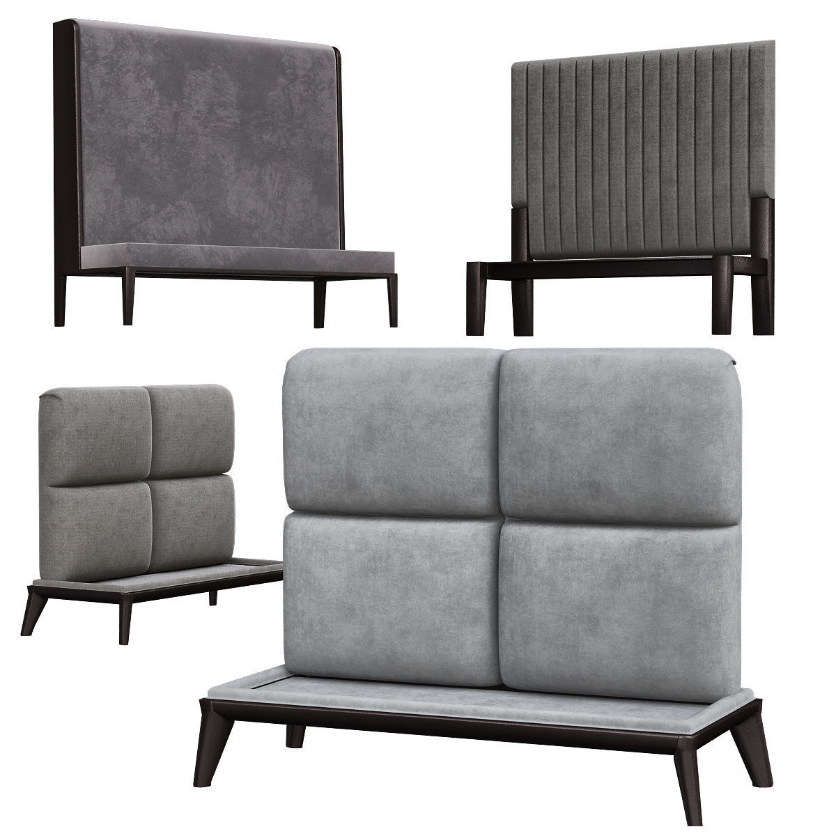 HEADBOARD Collection 40 Pieces 3d model 3D model_26