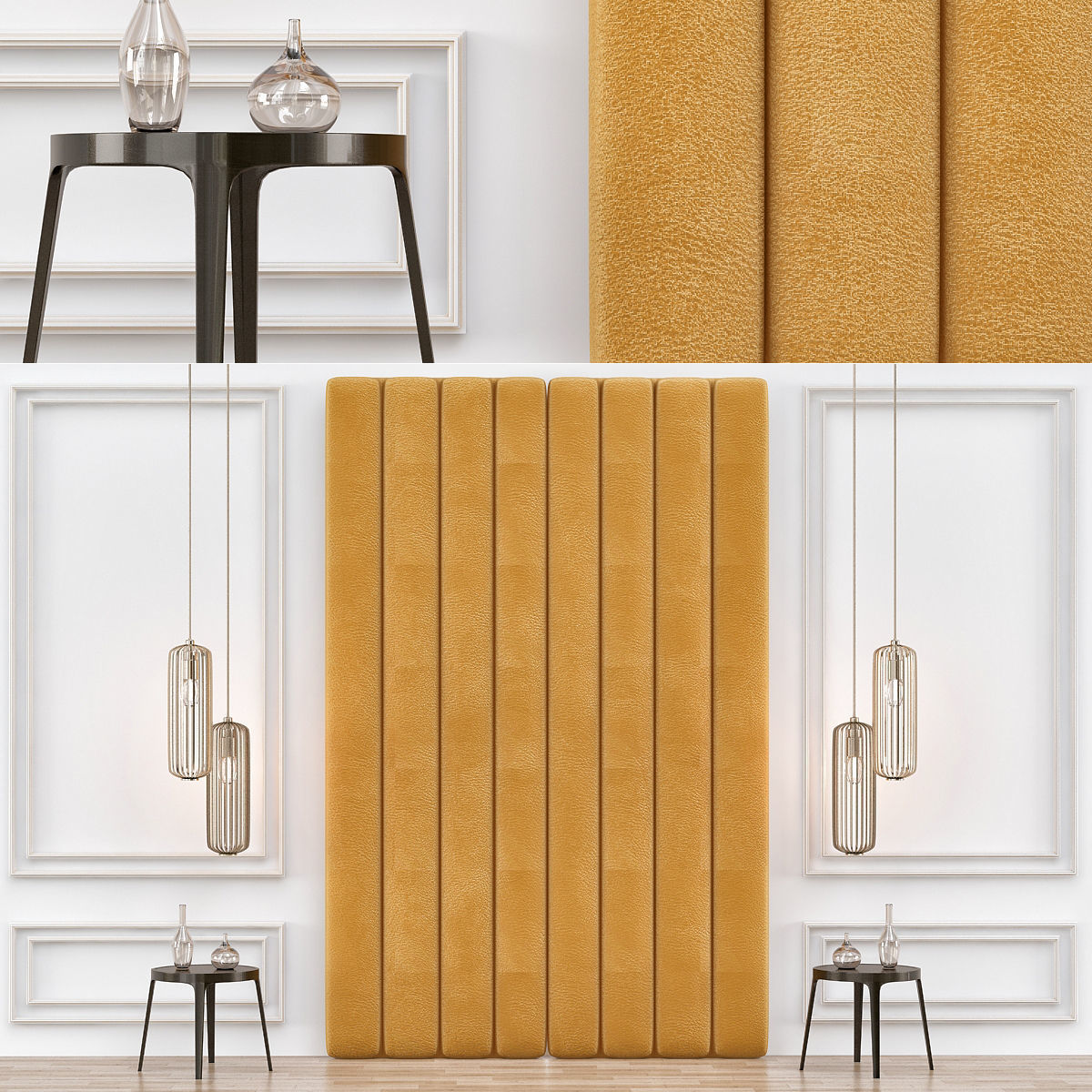 HEADBOARD Collection 40 Pieces 3d model 3D model_45