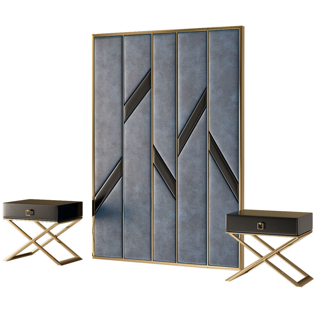 HEADBOARD Collection 40 Pieces 3d model 3D model_52