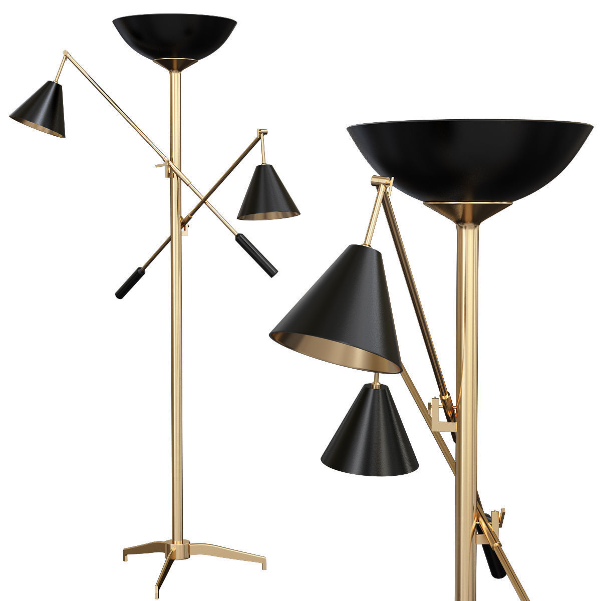 Wall Lamp Collection 15 Pieces 3d model 3D model_7