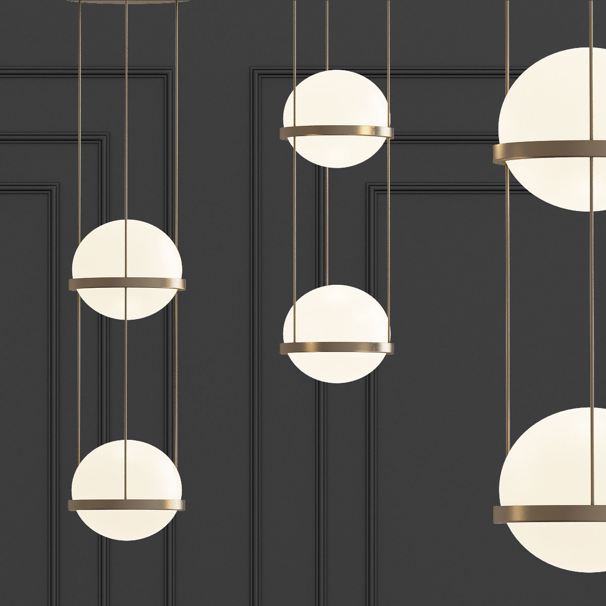 Wall Lamp Collection 15 Pieces 3d model 3D model_10