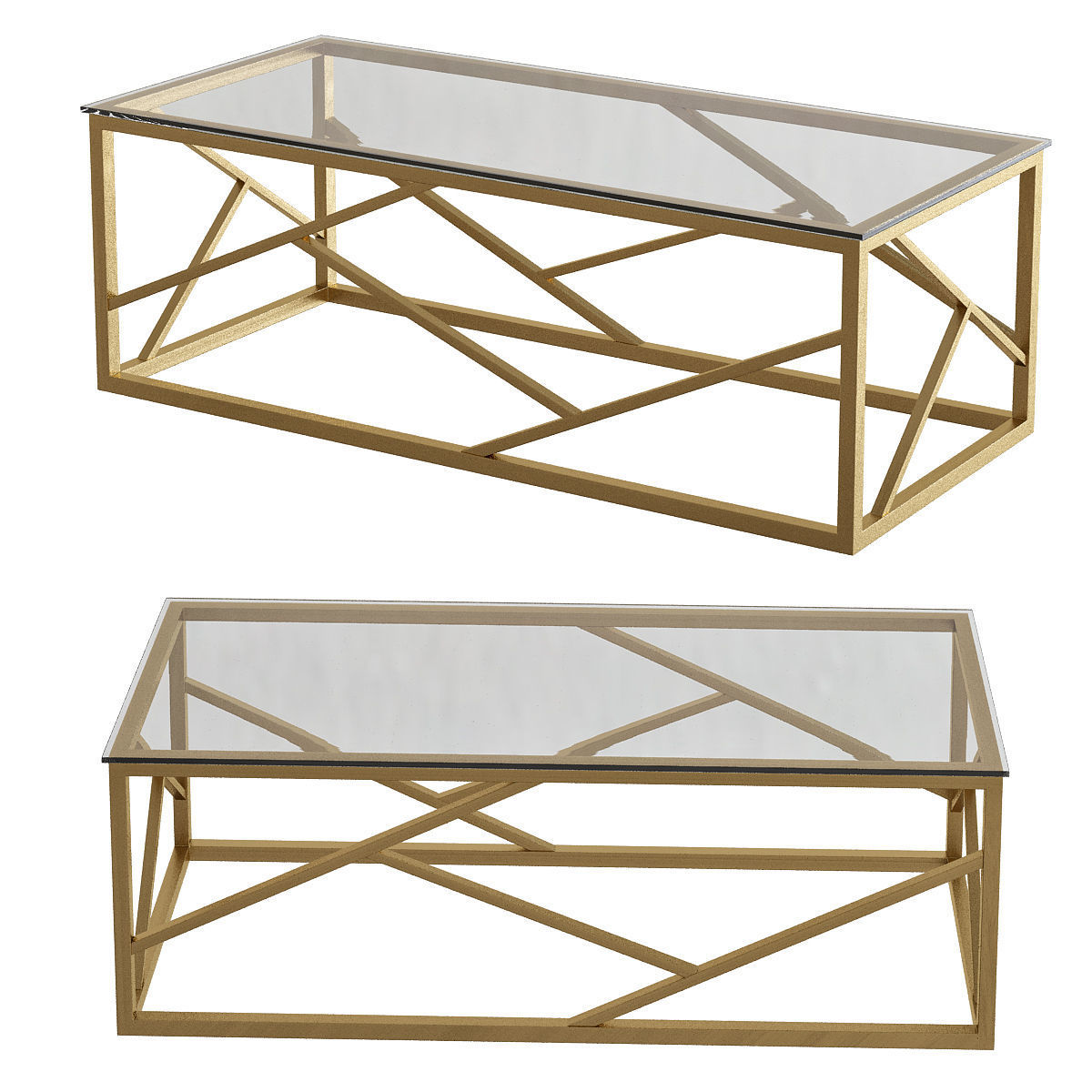 Coffee table-side table Collection 22 Pieces 3d model 3D model_4