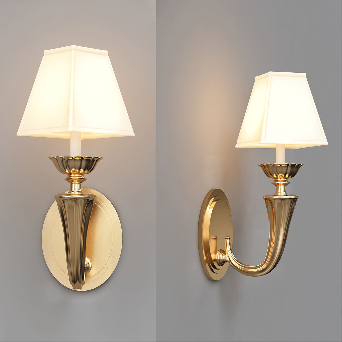 Wall-Lamp Collection 32 Pieces 3d model 3D model_22