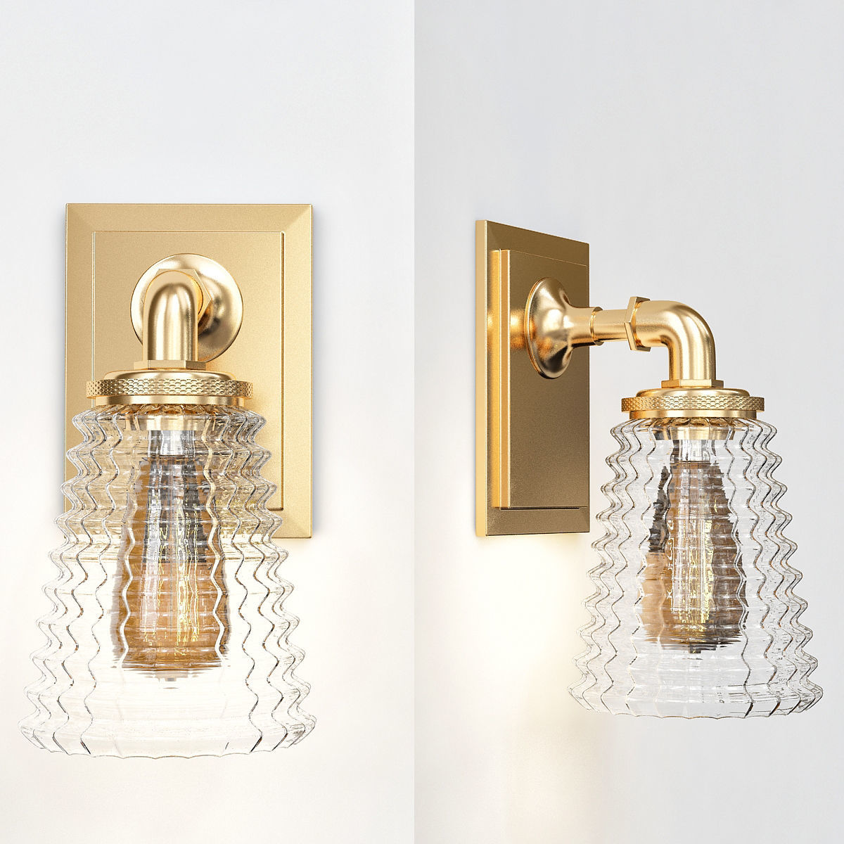 Wall-Lamp Collection 32 Pieces 3d model 3D model_29