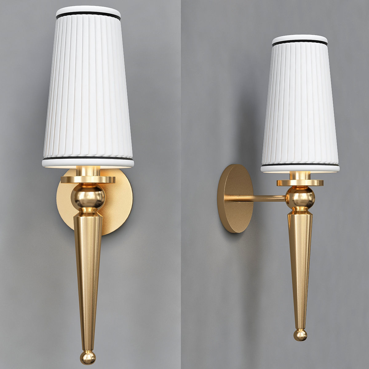 Wall-Lamp Collection 32 Pieces 3d model 3D model_15