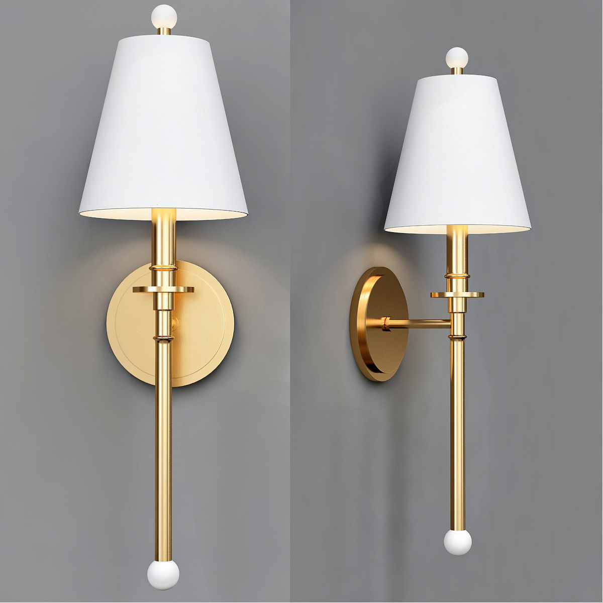 Wall-Lamp Collection 32 Pieces 3d model 3D model_8