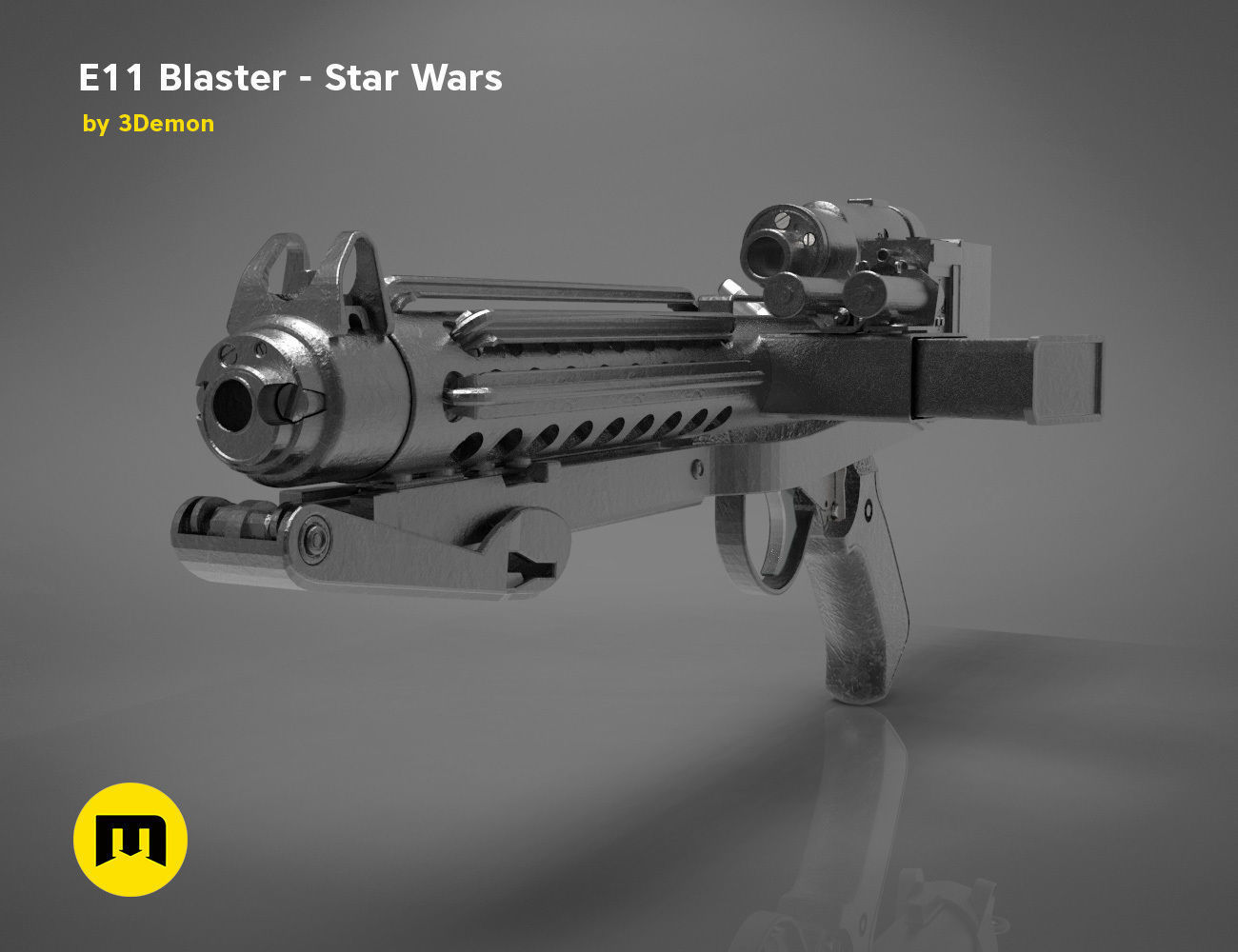 The Blaster E-11 - Star Wars 3D print model