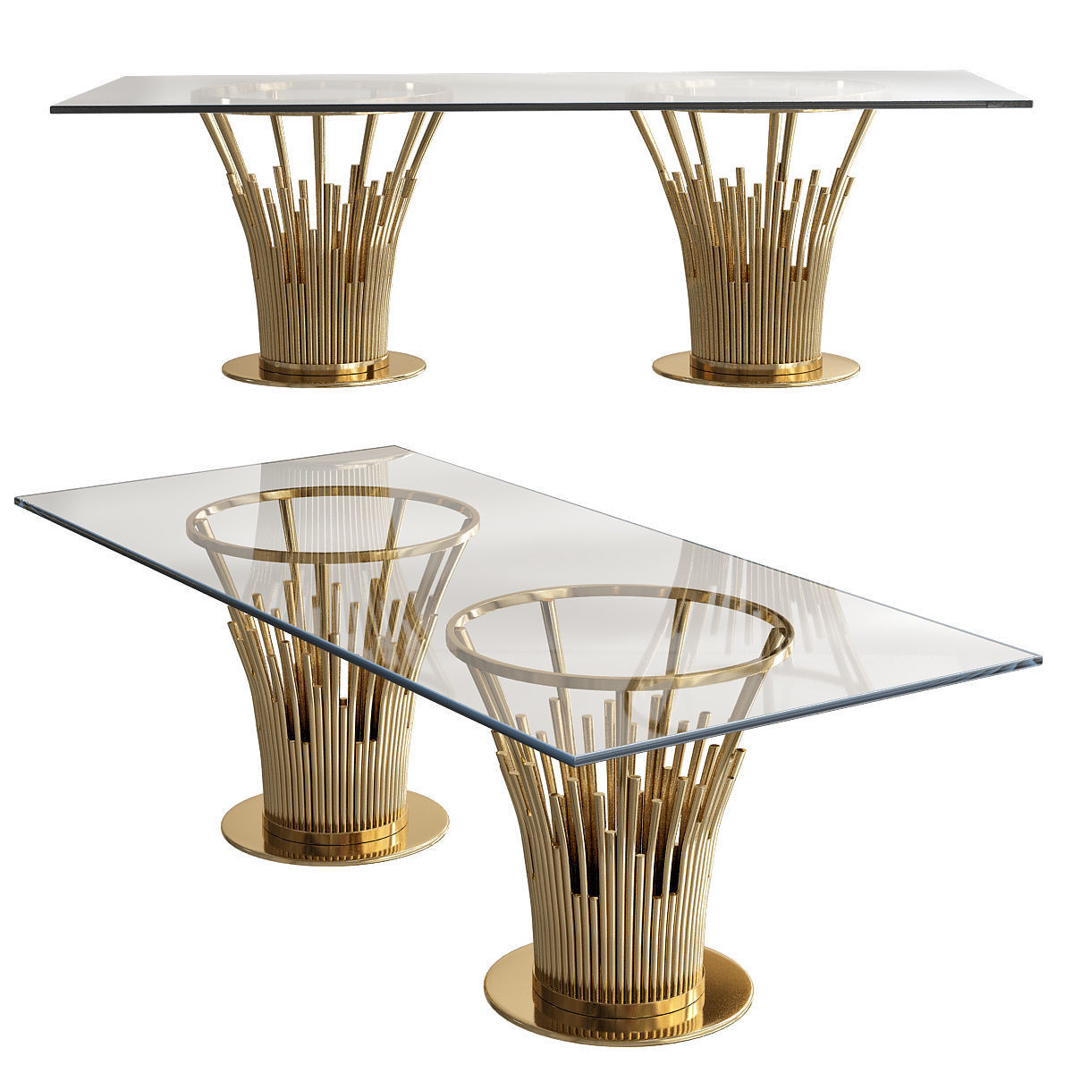 Coffee table-side table Collection 32 Pieces 3d model 3D model_32