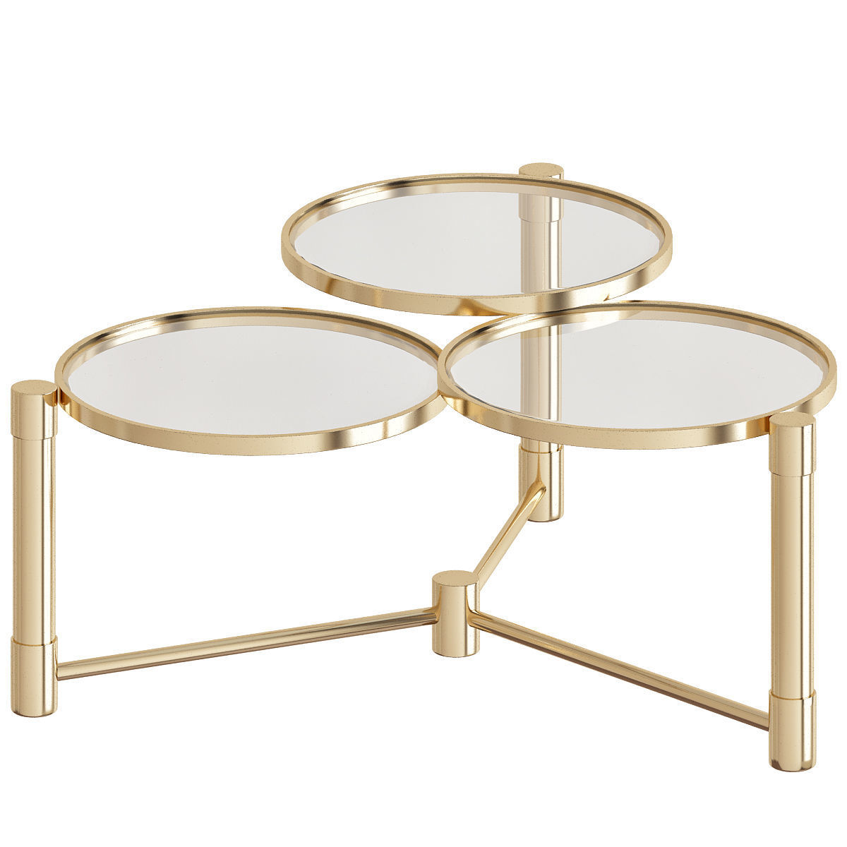 Coffee table-side table Collection 32 Pieces 3d model 3D model_1