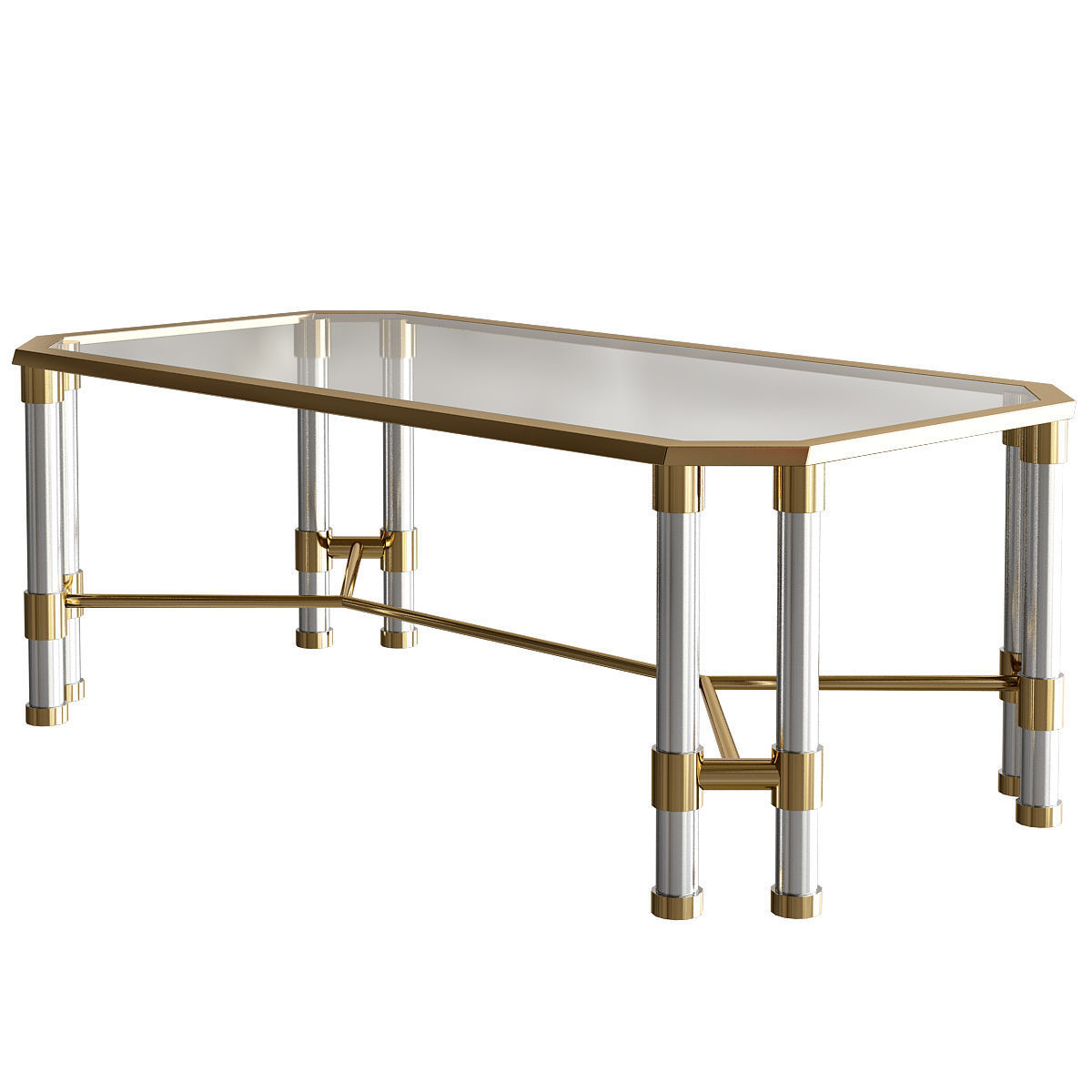 Coffee table-side table Collection 32 Pieces 3d model 3D model_21