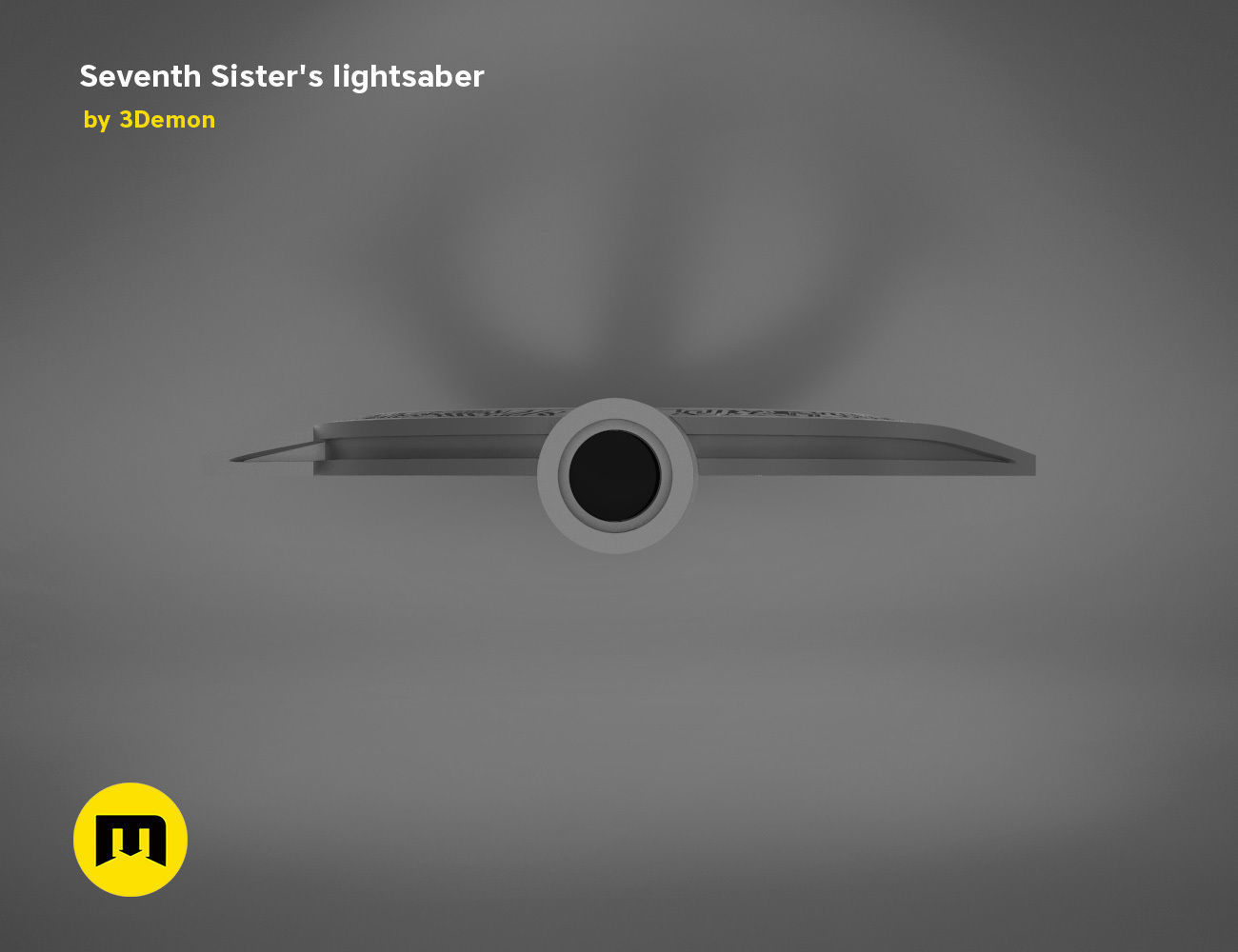 Seventh Sisters lightsaber  3D print model_4