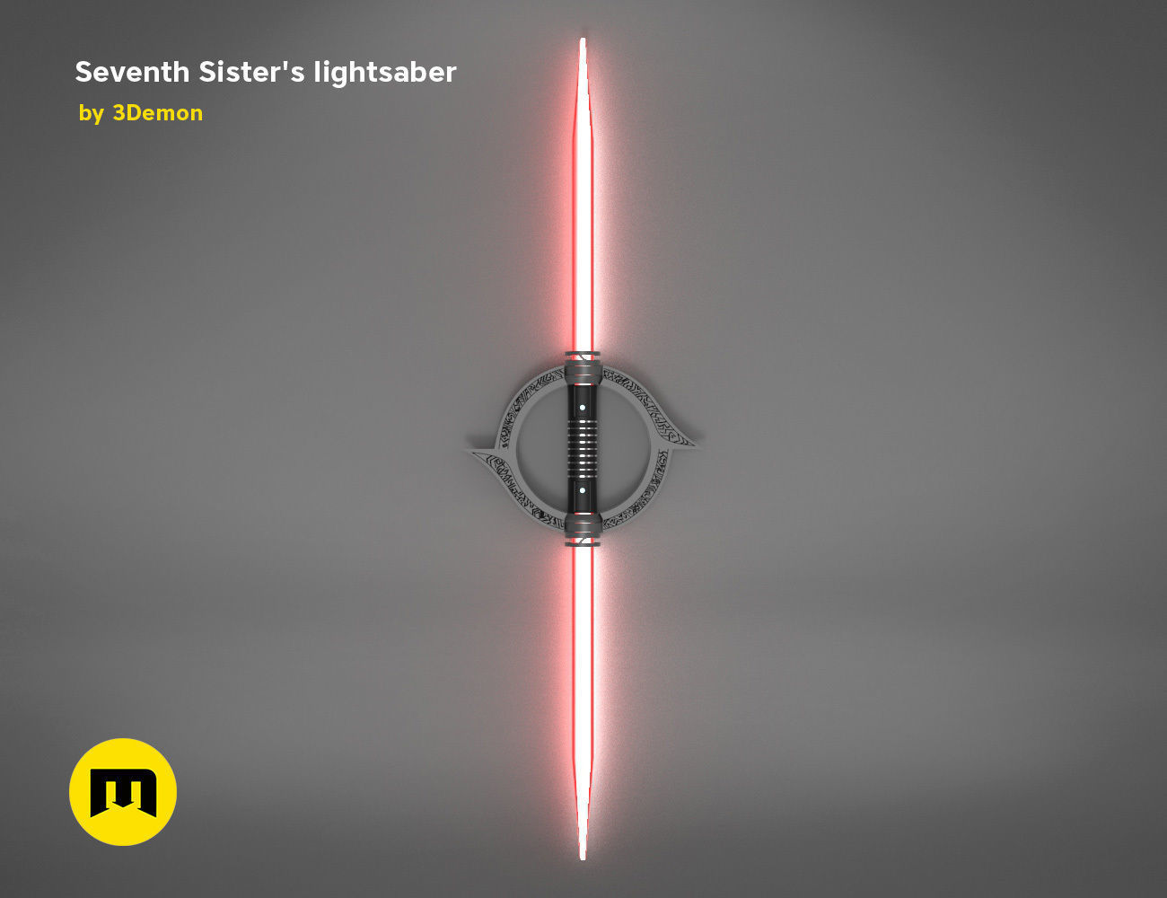 Seventh Sisters lightsaber  3D print model_2