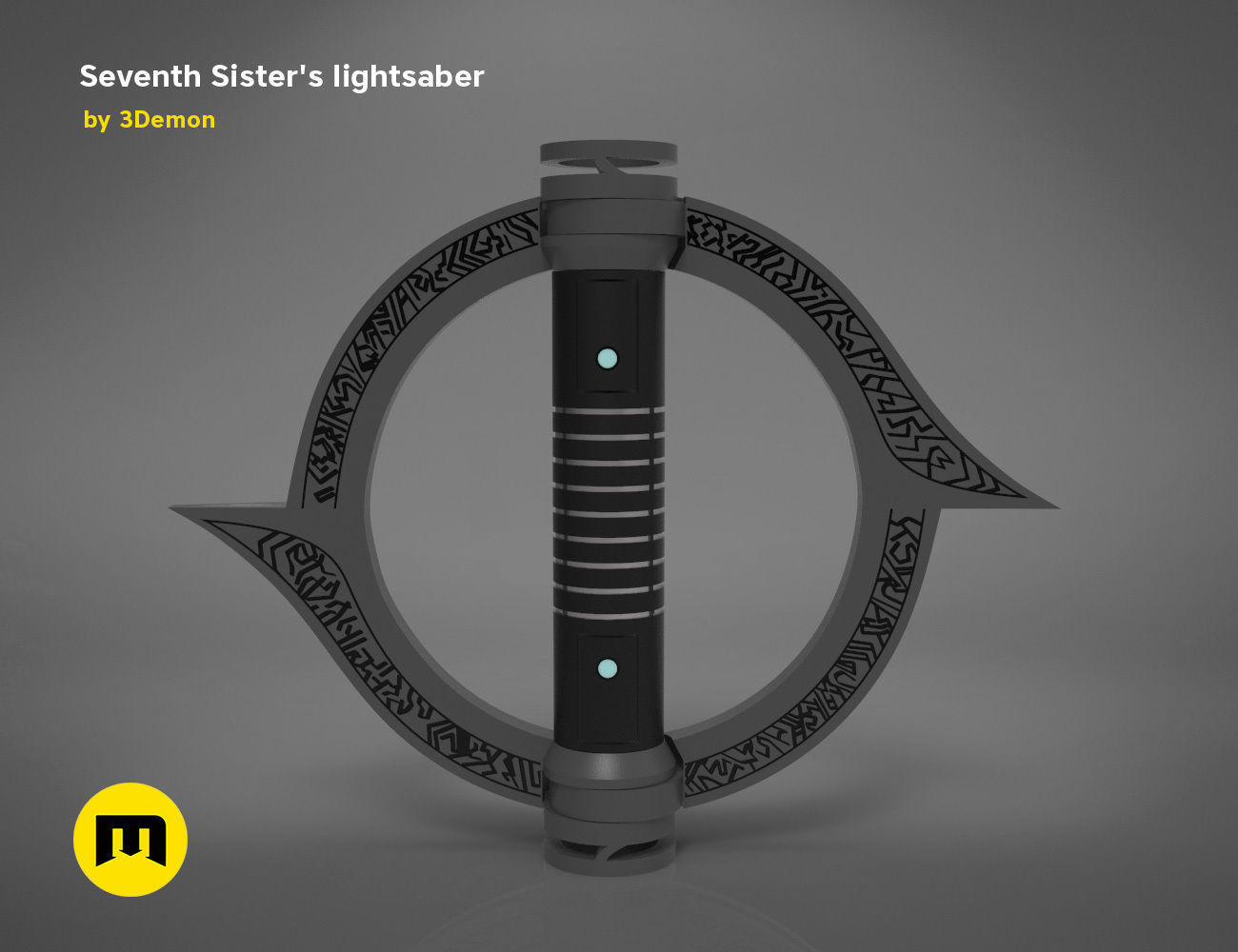 Seventh Sisters lightsaber  3D print model_1