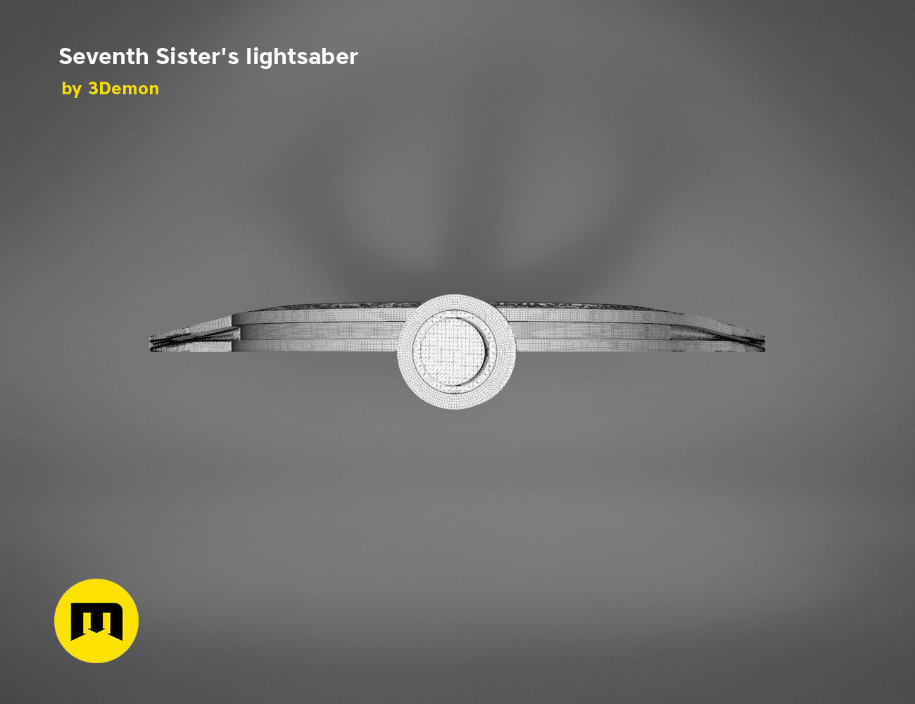 Seventh Sisters lightsaber  3D print model_9