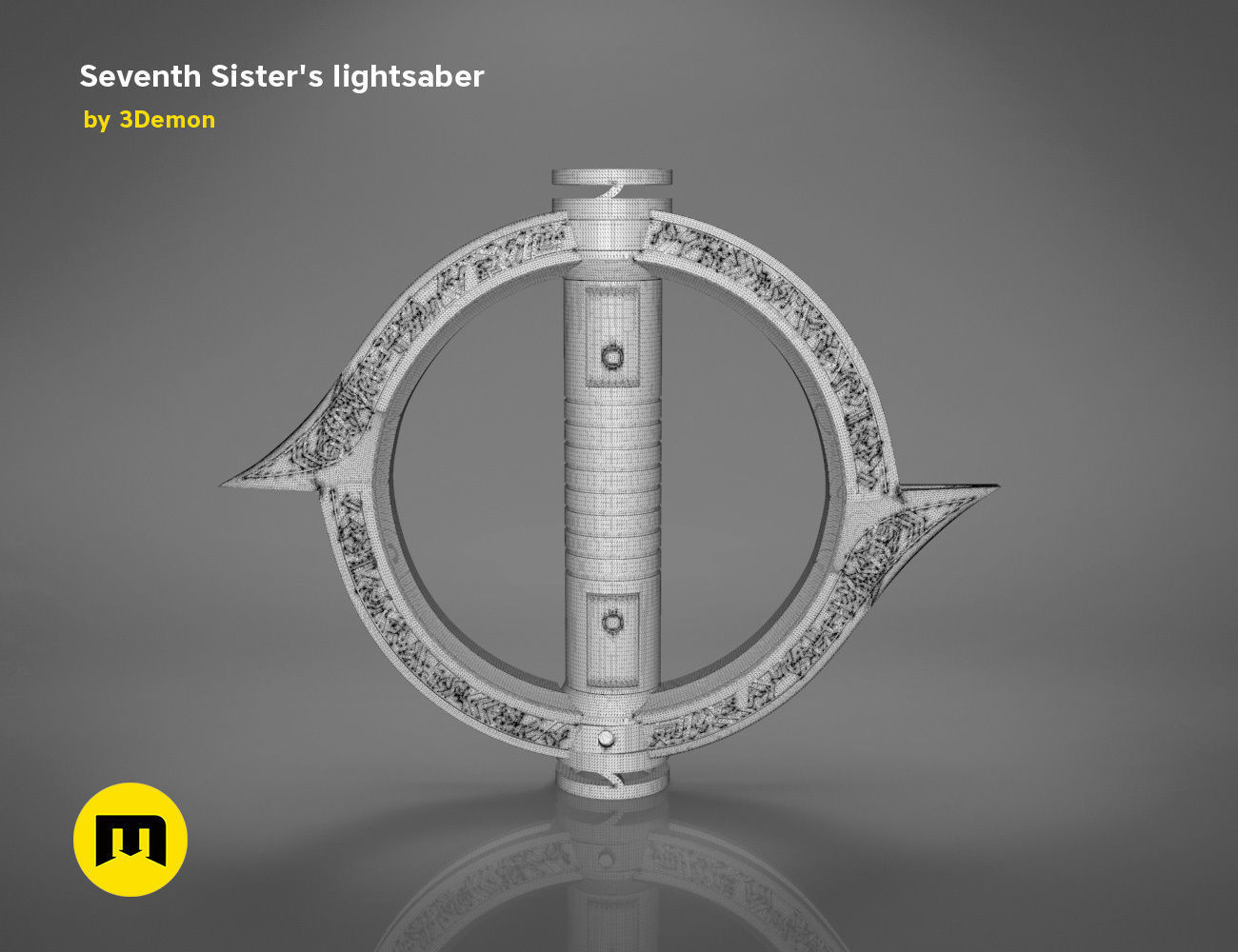 Seventh Sisters lightsaber  3D print model_6
