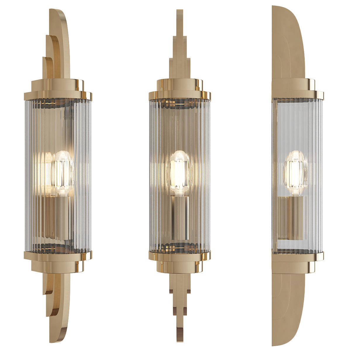 Wall Lamp Collection 32 Pieces 3d model 3D model_6