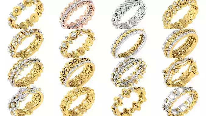 100 Women Band Ring 3dm stl render detail model view 3D Model Collection 100 Women Band Ring 3dm stl render detail model view 3D Model Collection